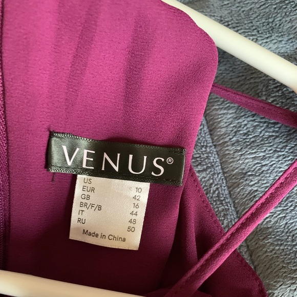 Fushia cold shoulder dress - Picture 2 of 2